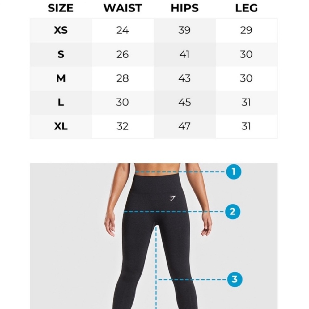 Gymshark Speed Leggings - charcoal grey
Gymshark | Size: small - Picture 3 of 9